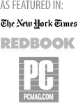 Featured in: New York Times, Redbook, PC Magazine